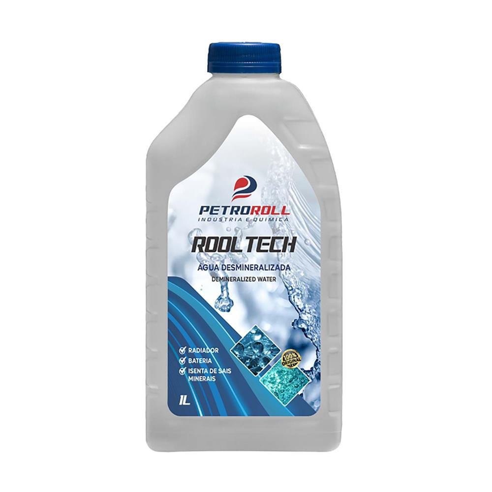 Água Desmineralizada Rool Tech Para Radiador Petroroll - 1L