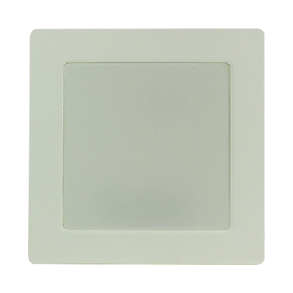 Plafon Painel LED Foxlux Plástico Quadrado Embutir 18W 22cm 6,5K
