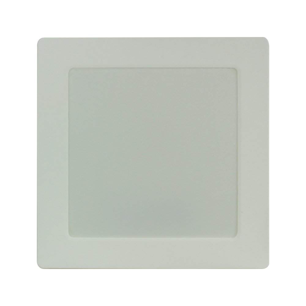 Plafon Painel LED Foxlux Plástico Sobrepor Quadrado 18W 22cm 6,5K