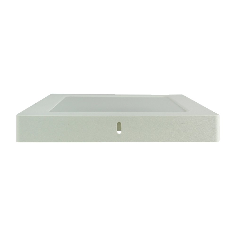 Plafon Painel LED Foxlux Plástico Sobrepor Quadrado 18W 22cm 6,5K