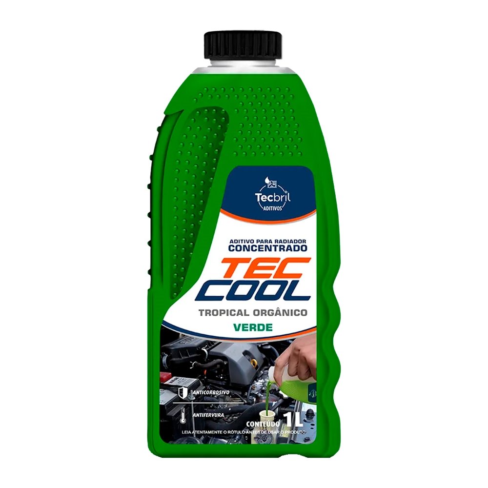 Aditivo de Radiador Automotivo Tecbril Long Life Flex Verde 1L