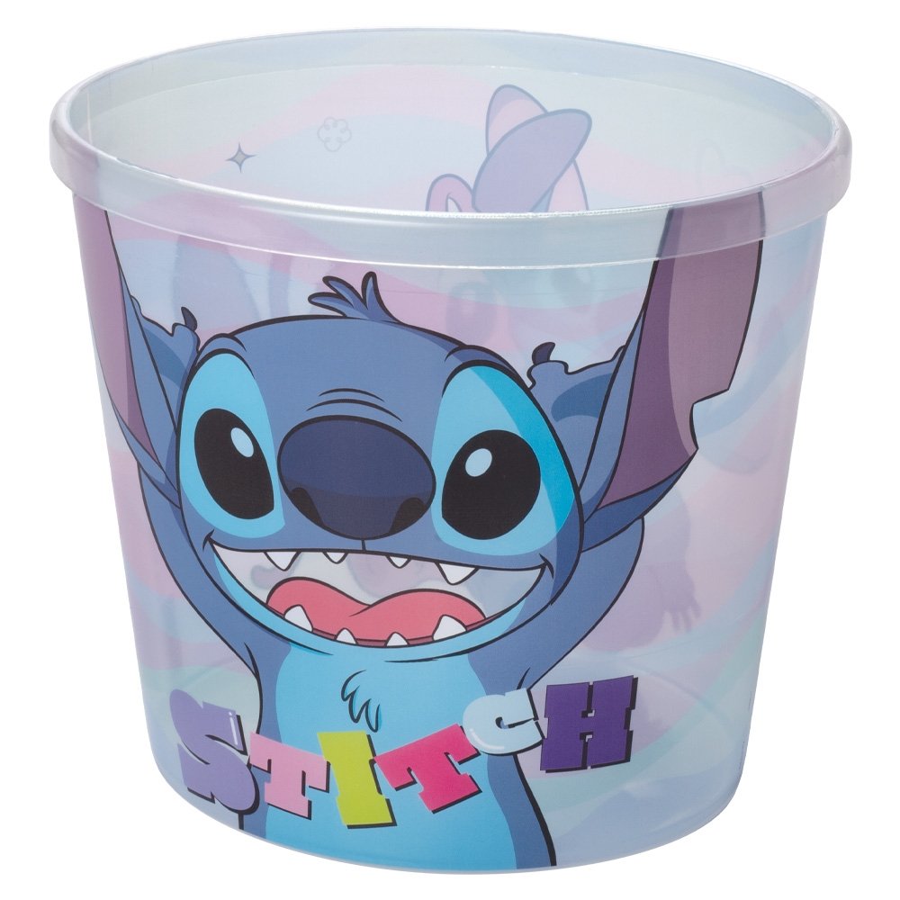 Balde para Pipoca Plasútil Stitch 2,1 Litros - Embalagem com 12 Unidades