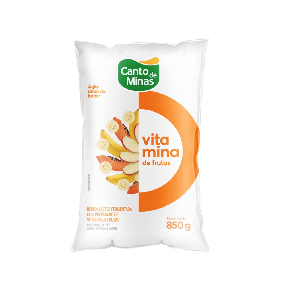 Bebida Láctea Vitamina saco 850g