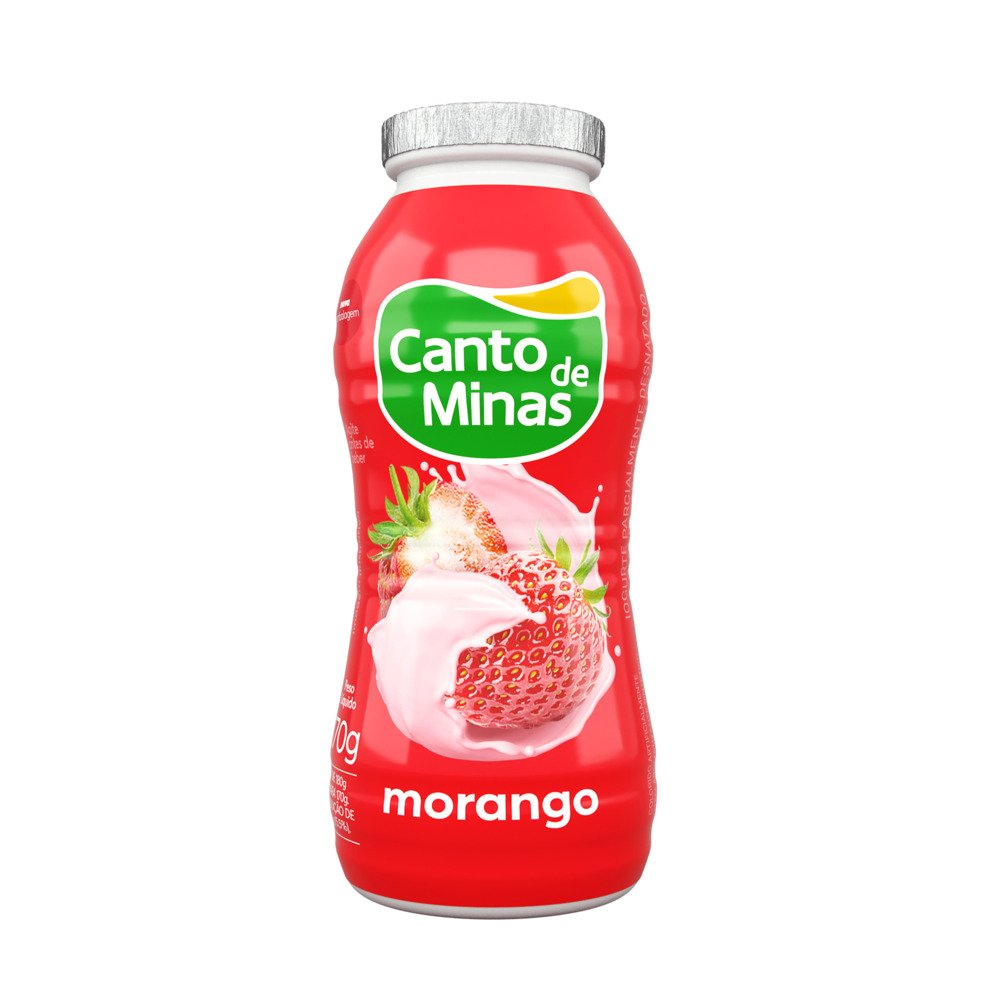 Iogurte Morango garrafa 170g