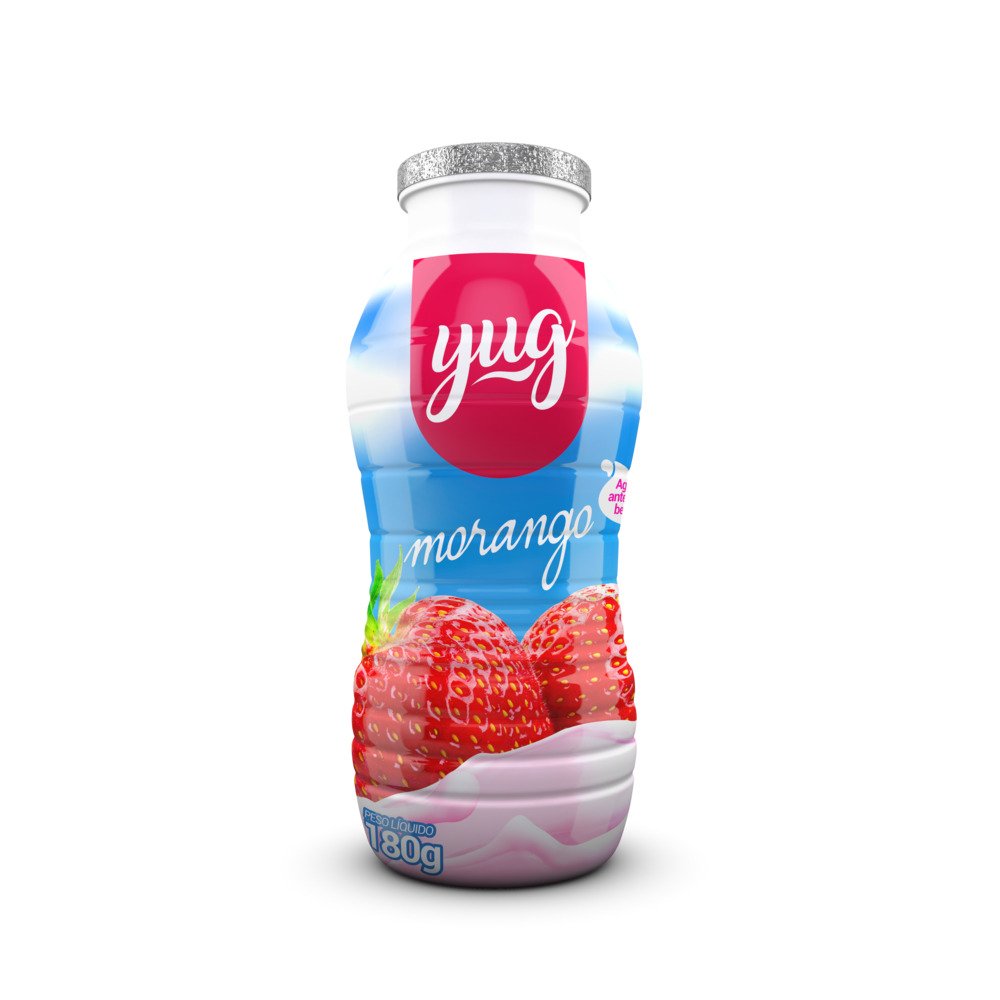 Bebida Láctea Morango Yug garrafa 180g