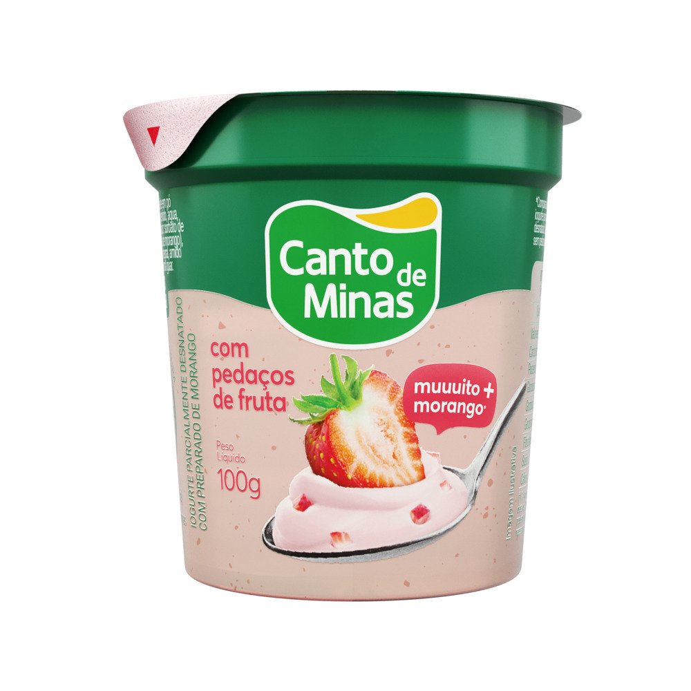 Iogurte Pêssego com Pedaços de Fruta 100g
