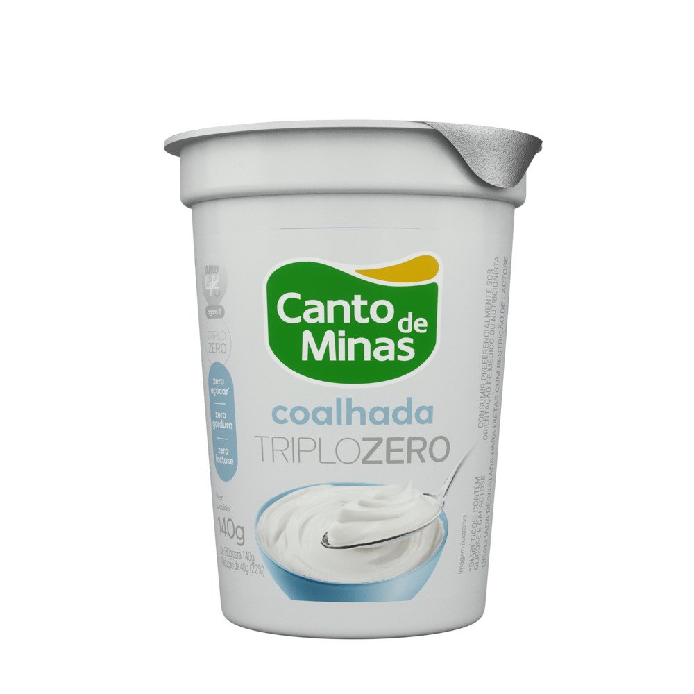 Coalhada Triplo Zero copo 140g