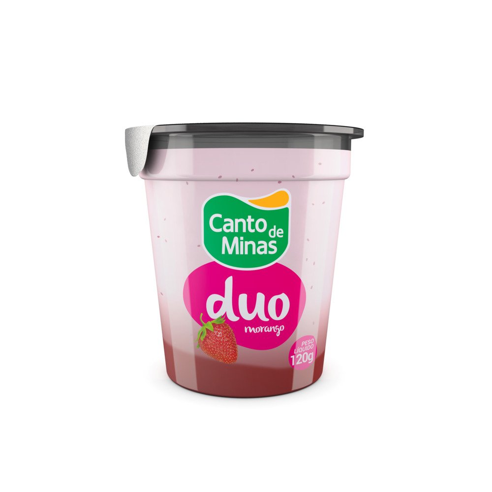 Iogurte Bicamada Duo Morango copo 120g