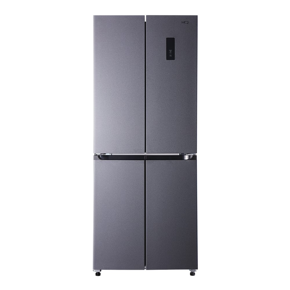 Geladeira Refrigerador Hq Frost Free Inverter Multidoor 426 Litros Cinza Hq-426Mdff 127V