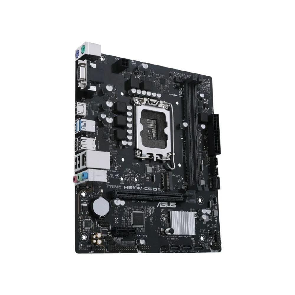Placa Mãe Asus Prime H610M-CS D4, Chipset H610, Intel LGA 1700, mATX, DDR4 - 90MB1B60-C1BAY0