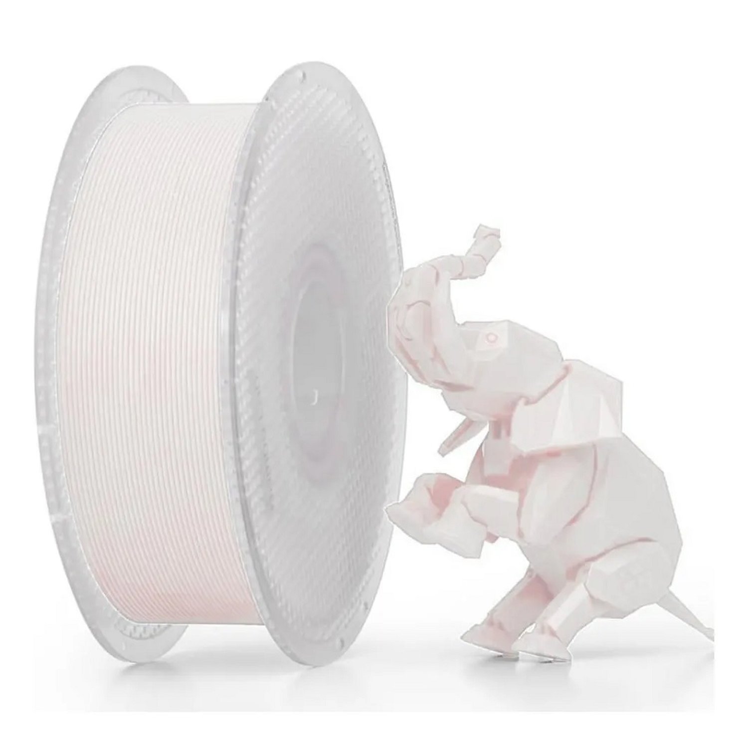 Filamento 1,75Mm Pla Básico, 1Kg, Branco Jade, Para Impressora 3D, Com Carretel Reutilizável, Bambu