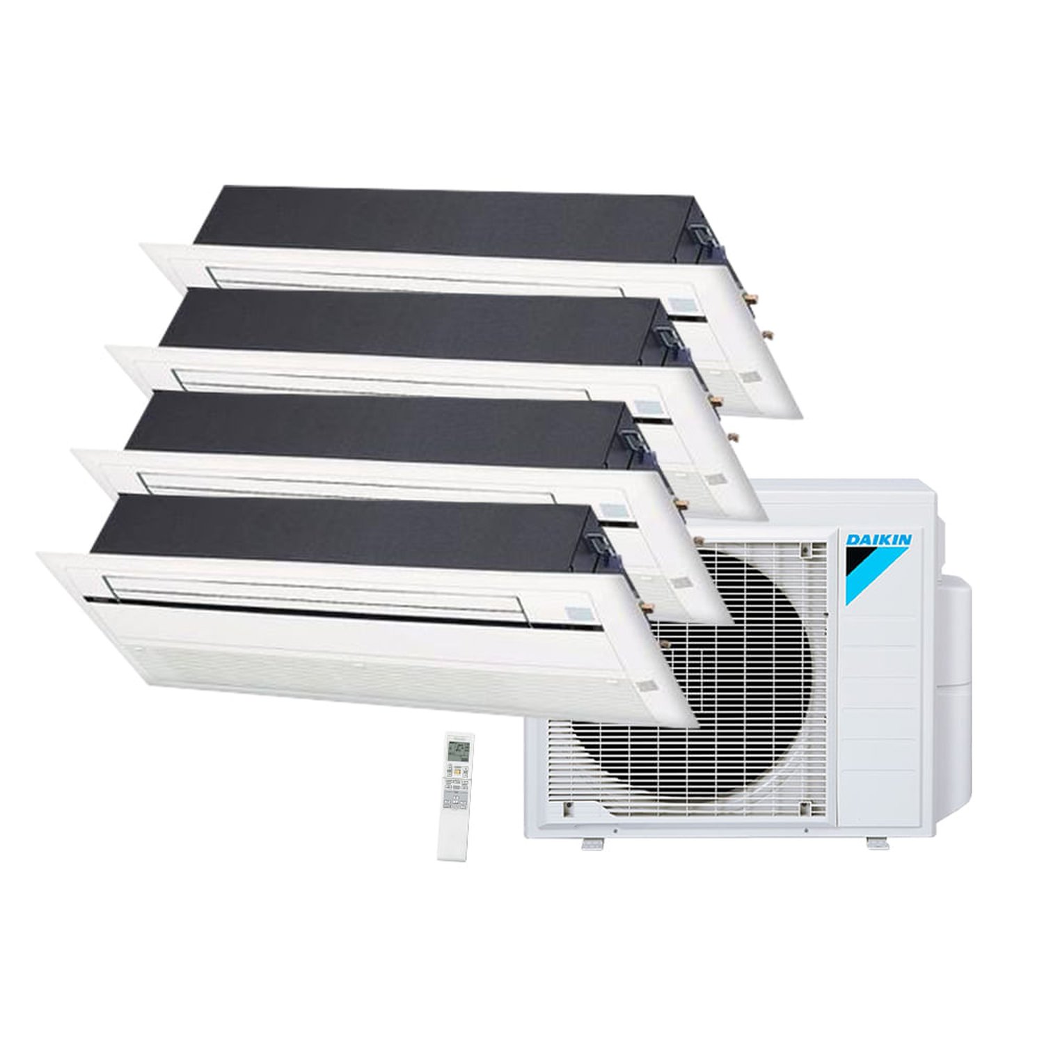 Ar Condicionado Multi Split Cassete 1 Via Inverter Daikin 1x9000 + 3x12000 BTU/h Quente e Frio Monofásico 4MXS28PMVM - 220 Volts Ar Condici