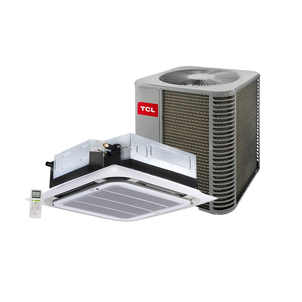 Ar Condicionado Split Cassete 4 Vias Inverter TCL 55000 BTU/h Frio Monofásico TAC 55 CSA/CT-INV ¿ 220 Volts