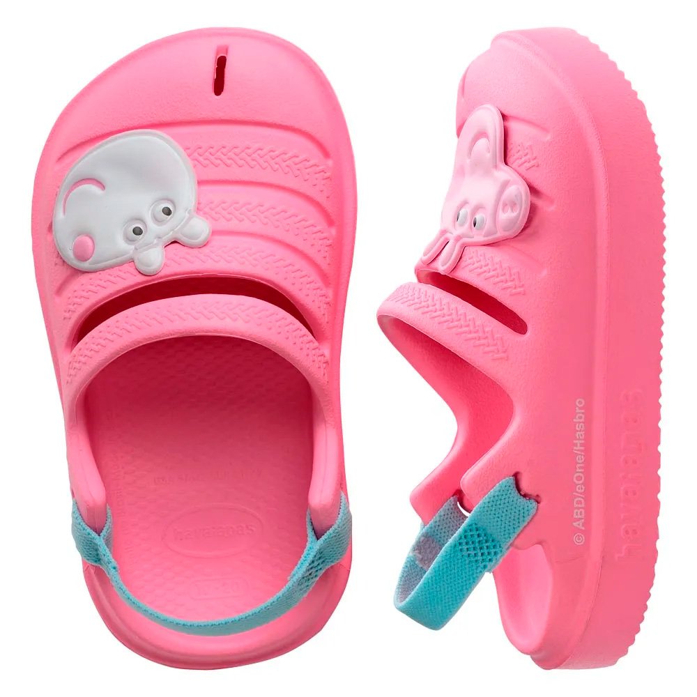 Havaianas Baby Clog Peppa Pig 1749 Pink Lemonade 17-26 Com 12 Pares