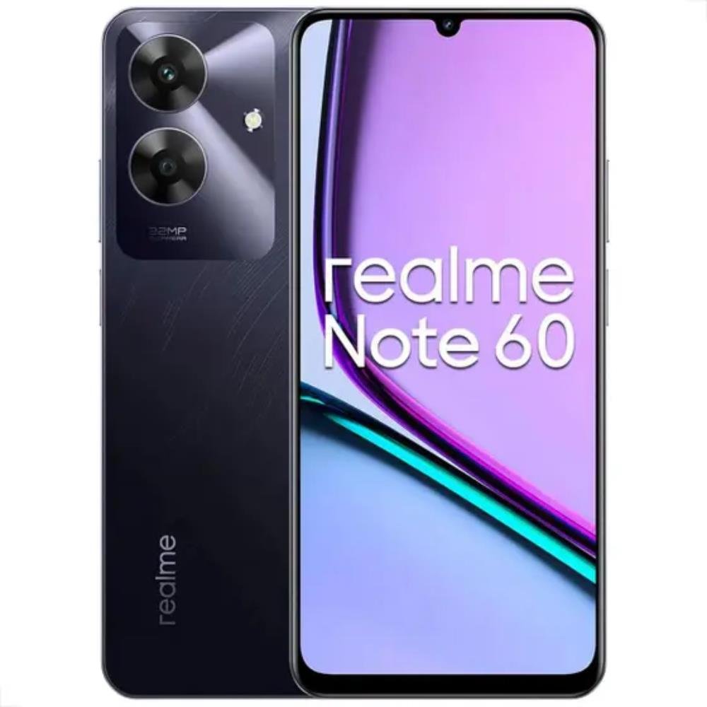 Smartphone Realme Note 60 Dual Sim 256 Gb 4Gb Ram Preto