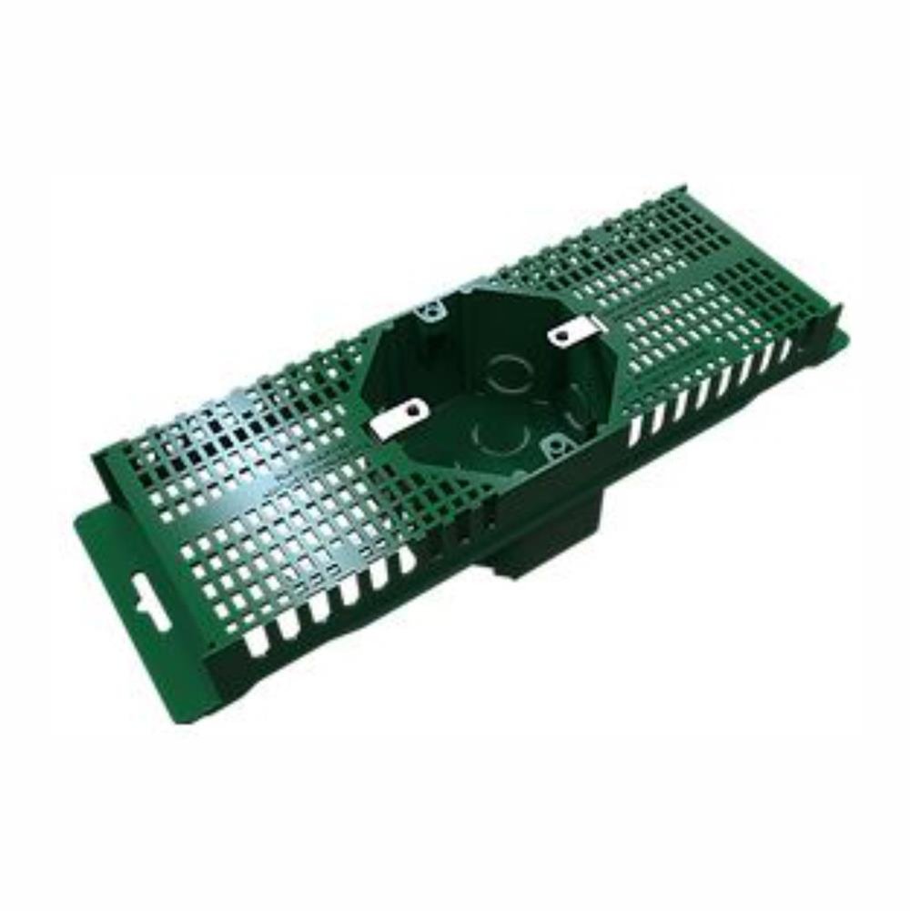 Caixa De Luz Pvc Verde Para Laje de Piso 25cm com 14 Peças Ribeiro