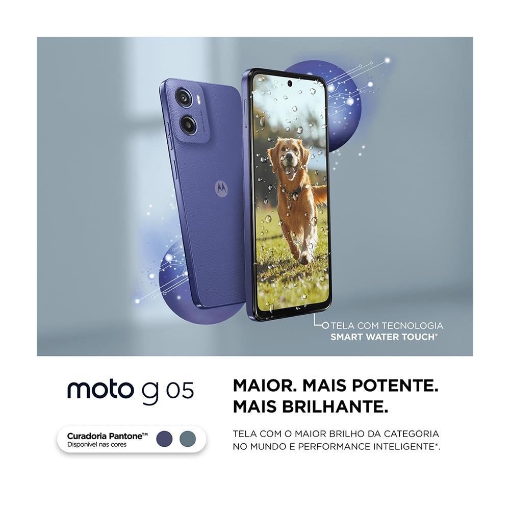Smartphone Motorola XT2523-2 G05 Cinza 4GB 128GB - PB6K0033BR