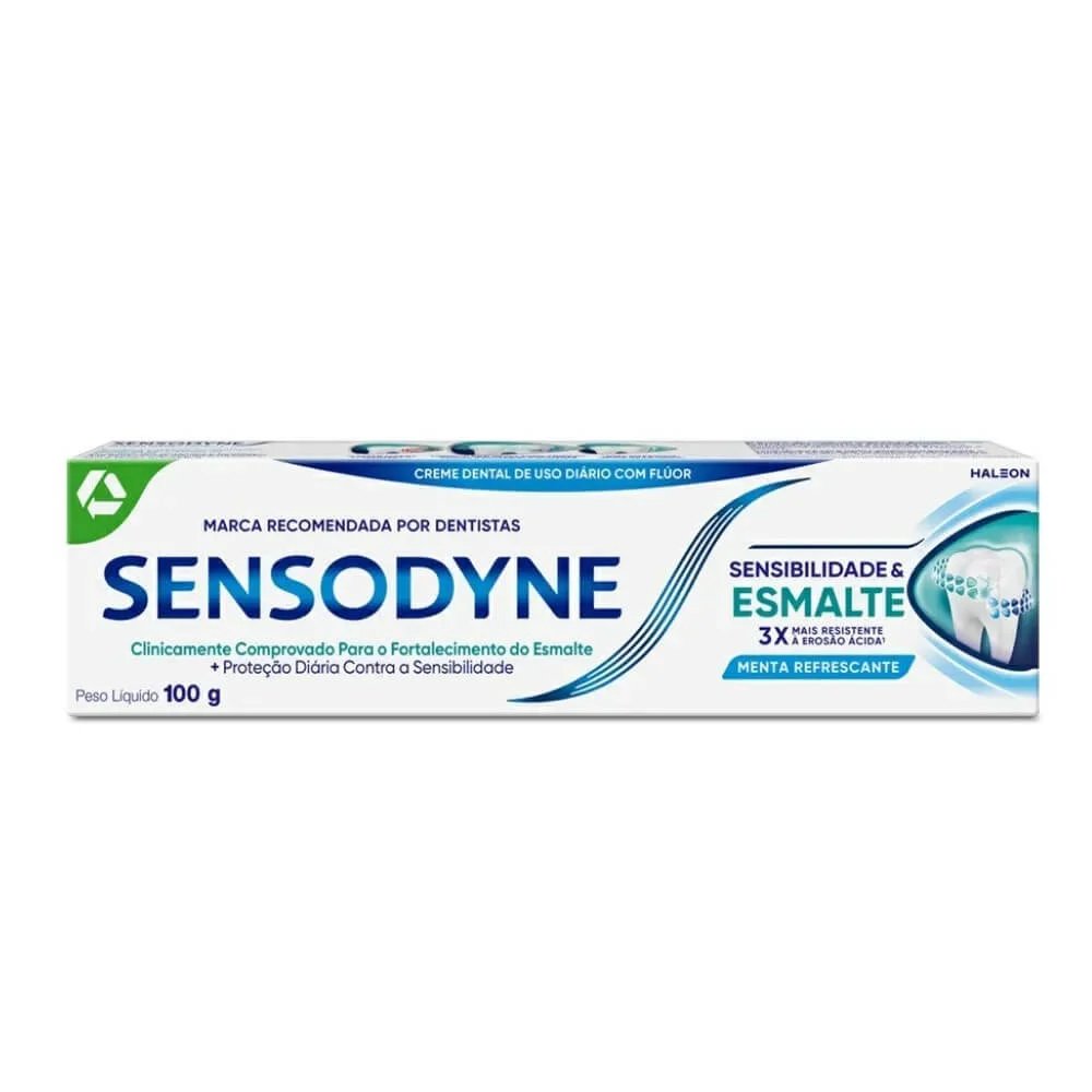 Creme dental Sensodyne Sensibilidade & Esmalte 100G White