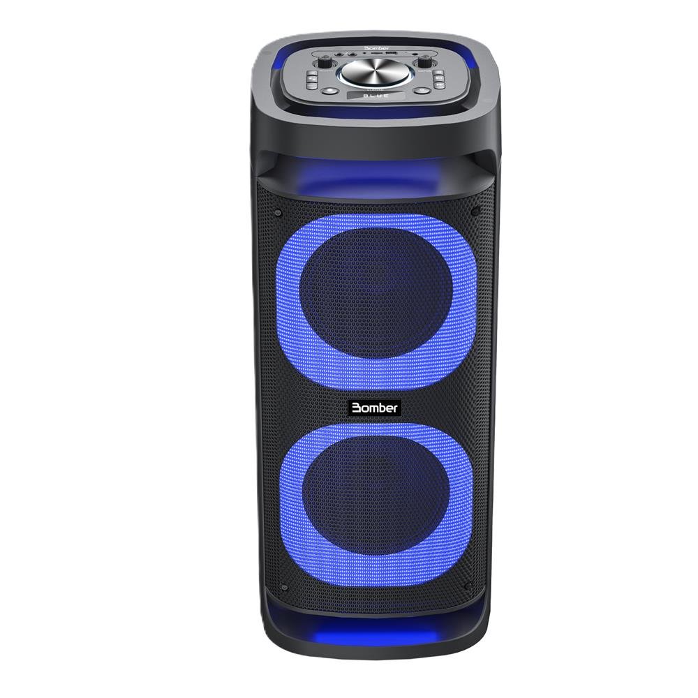 Caixa de Som Bluetooth Usb Auxiliar Sd Card Bomber Party 1360 - 8"- 1500 W