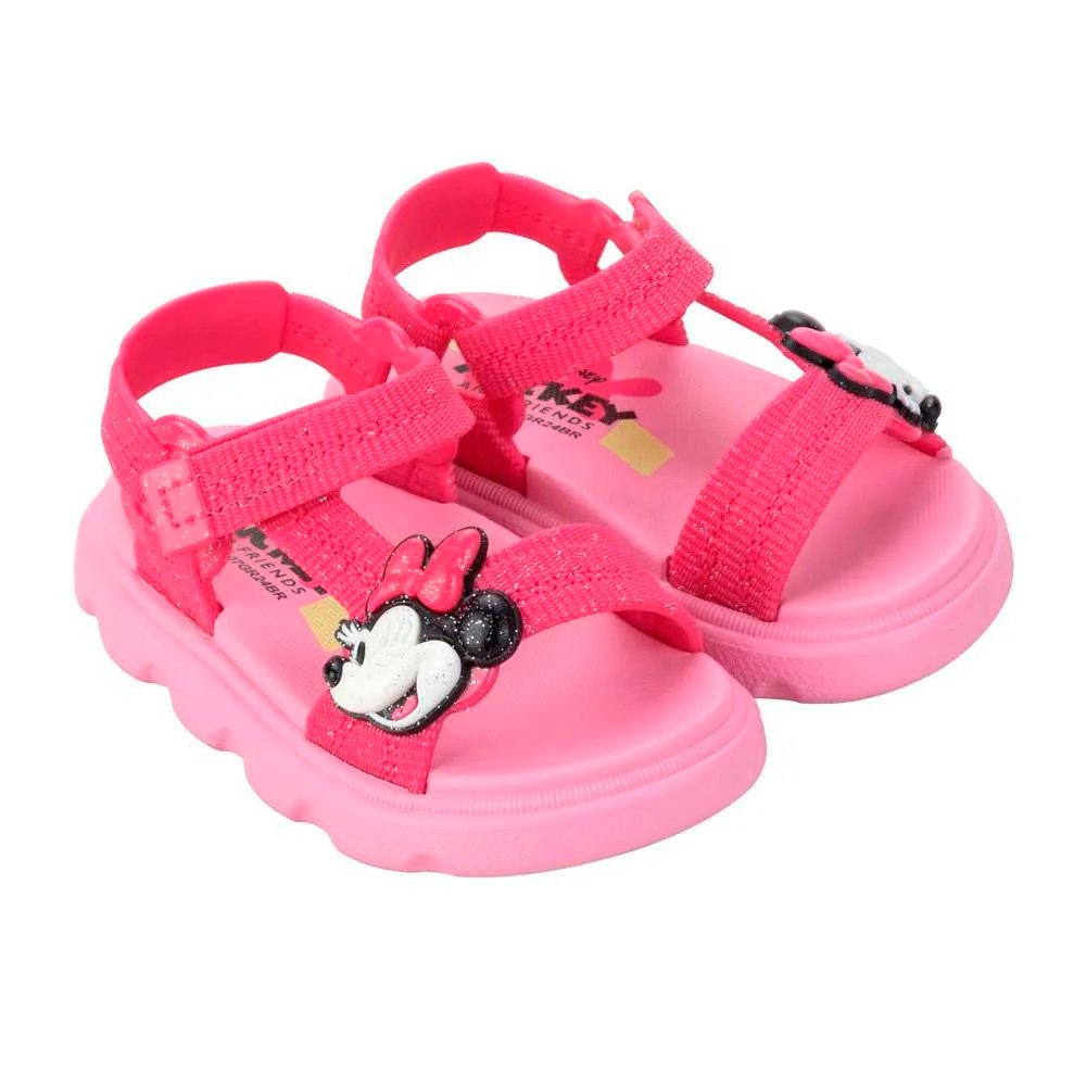 Sandalia Disney Easy 23160 Bf389 Rosa 20-27 Com 12 Pares Com 12 Pares