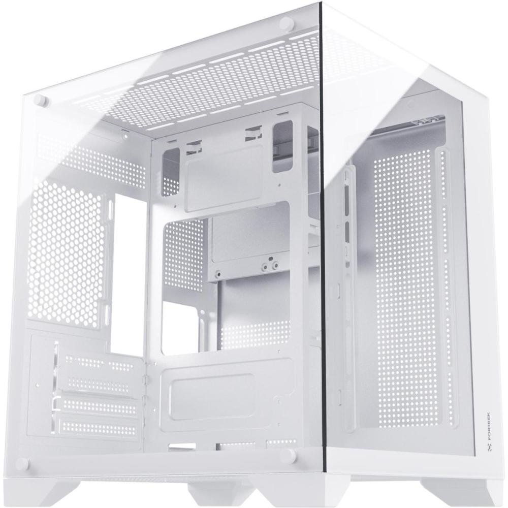Gabinete Gamer Fortrek Clarity Branco Lateral Vidro Un.Venda: PC/1
