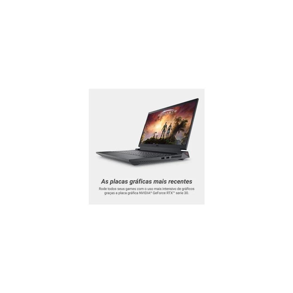 Notebook Gamer Dell G15-5530 I5-13450HX 8GB DDR5 256SSD RTX3050 6GB 15,6 pol Win11Home.