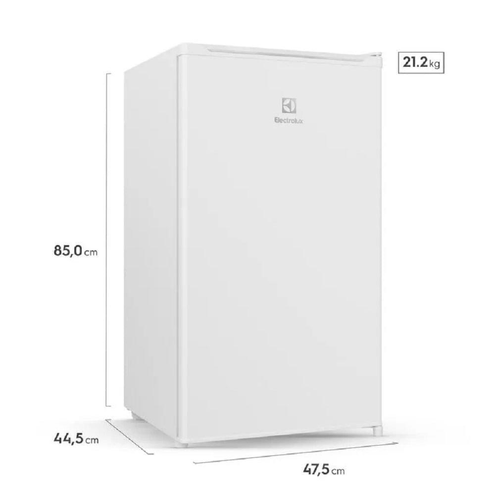 Frigobar Electrolux 122 Litros com Controle de Temperatura Efficient Branco EM120 ¿ 220 Volts