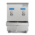 Bebedouro Purificador Industrial Blue Bancada 2 Torneiras Natural e Gelada 10L PIB10L220VN-2T Inox 220V