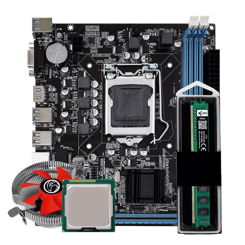 Kit Upgrade 1155 Placa Mae 1155 + Processador I3 3240 + DDR3 8gb + Cooler