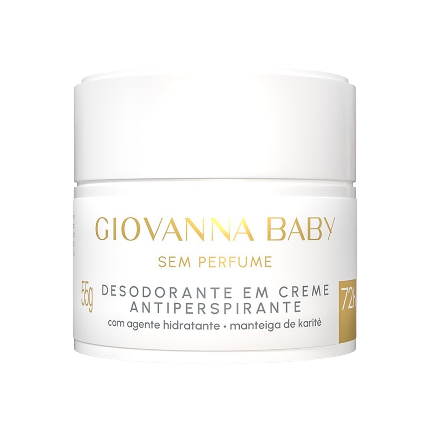 Desodorante em Creme Giovanna Baby Sem Perfume 72 Horas 55g