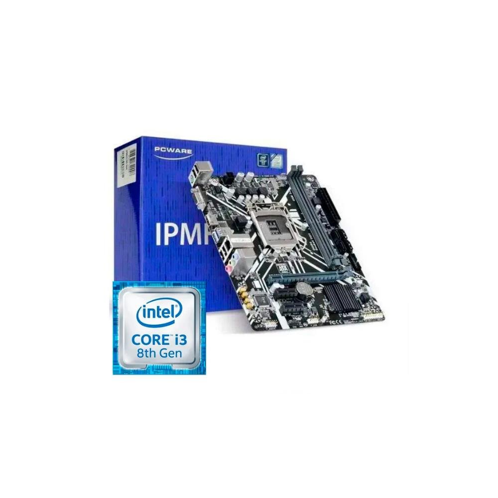 Kit Upgrade Intel Core I3-8100 Oem , H310 Pcware IPMH310G mATX DDR4