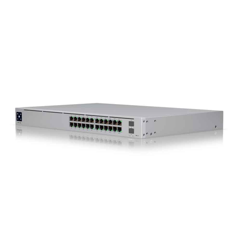 Switch Ubiquiti Gerenciavel L3 24 Portas Gigabit + 02 Sfp+ De 10gb Usw-pro-24-poe Rack