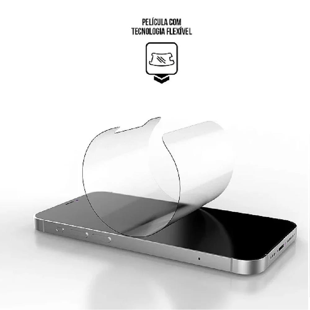 Película Dual Glass Para Iphone 15 Pro Max - Preta