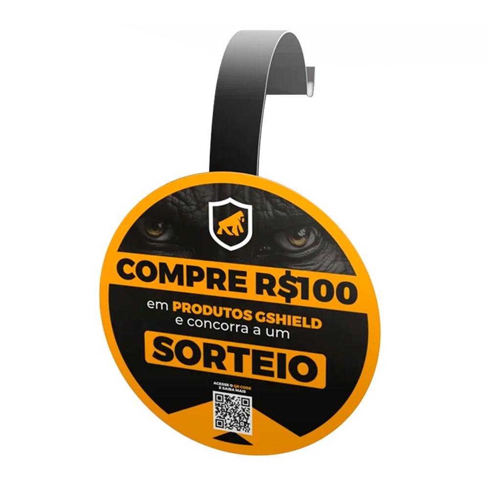 Wobbler Pvc Campanha - Sorteio