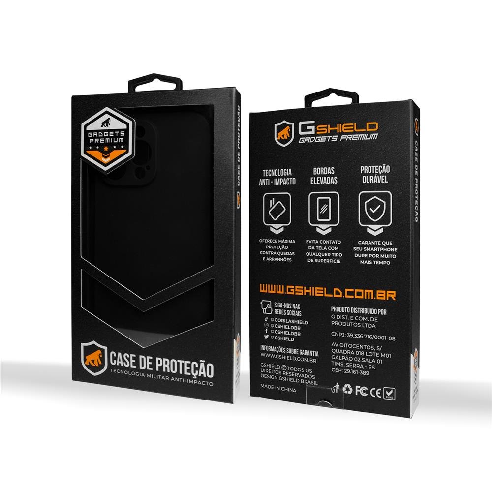 Capa Silicon Premium Para Iphone 16 Pro - Preta