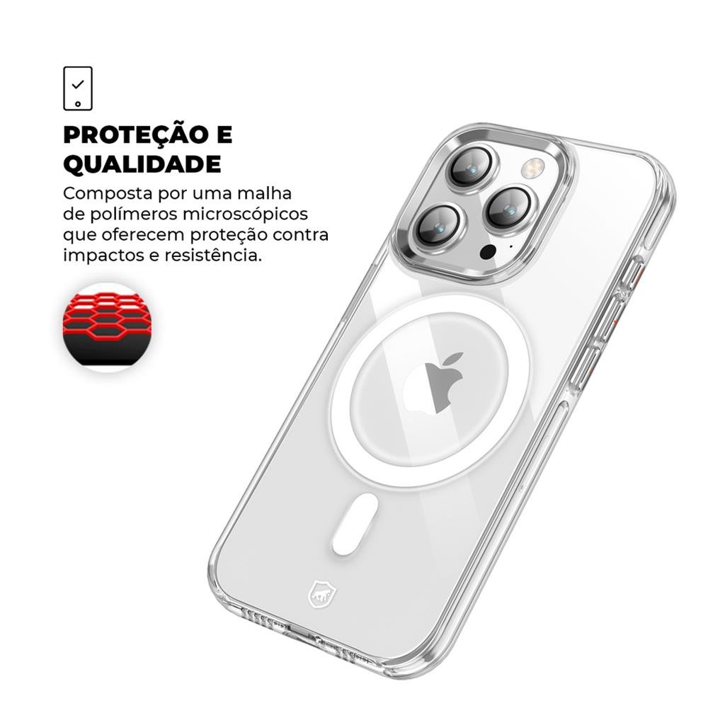 Capa Magsafe Crystal Armor Iphone 14 Pro