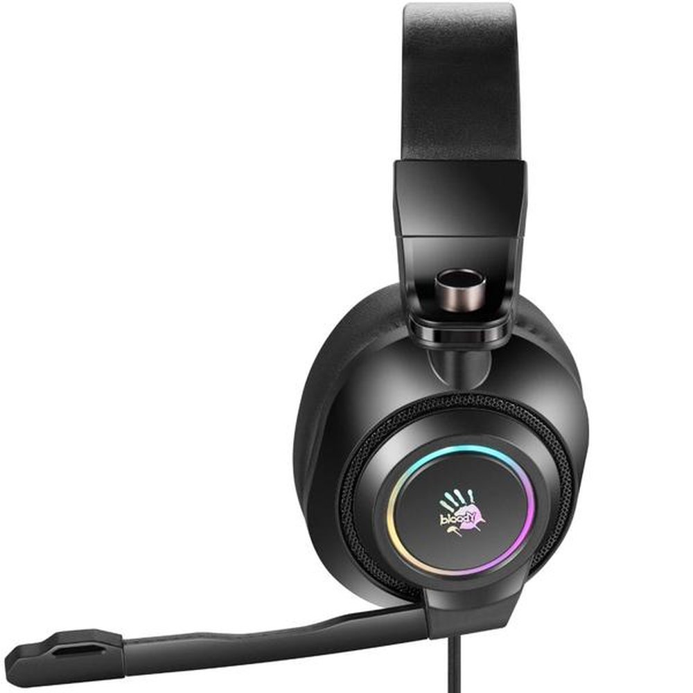 Headset Gamer USB 7.1 Bloody G580 RGB Com Microfone Preto