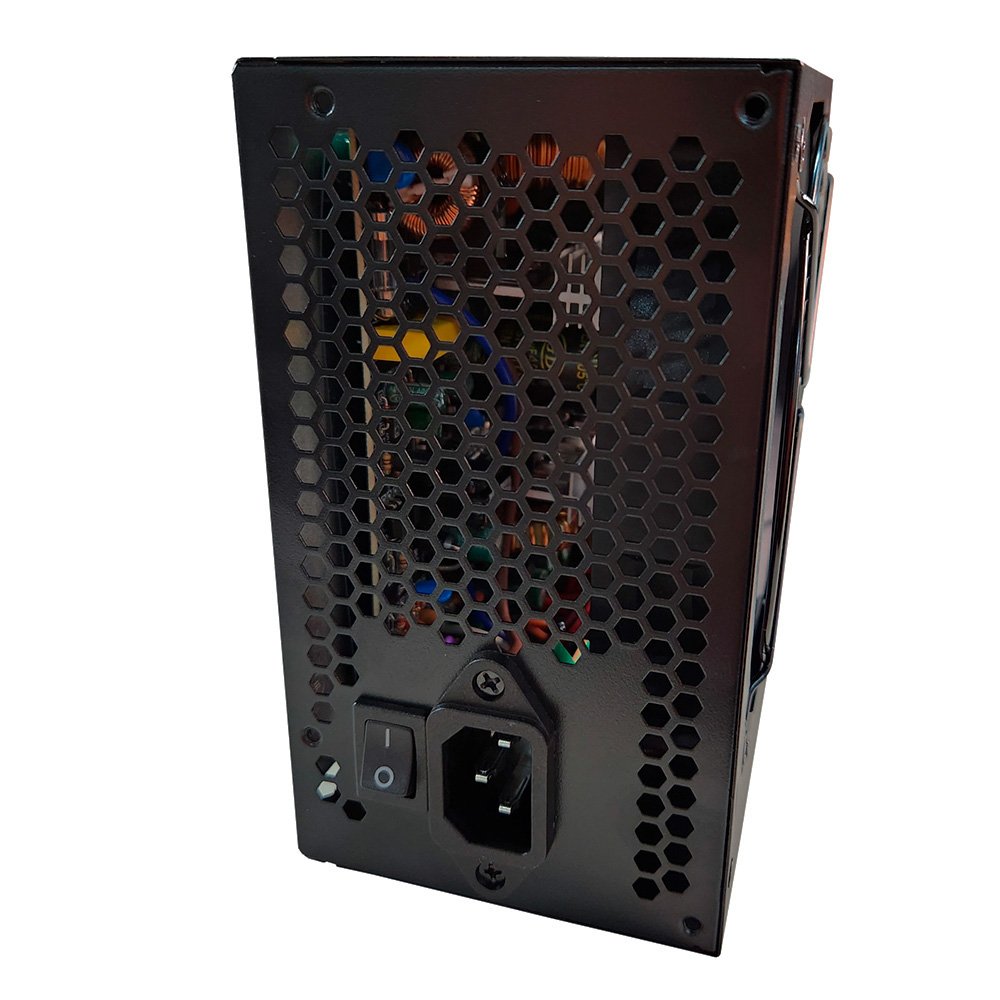 Fonte Gamer Primetek 350W Real 80 Plus ATX PFC Ativo Bivolt FP-350 Preta