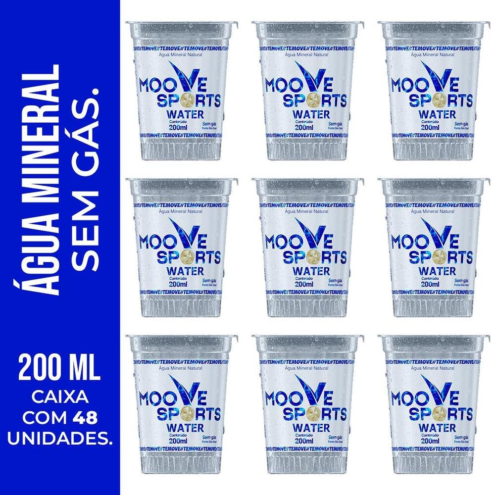 Caixa Copo Água Mineral com 48 Copos com 200 ML cada