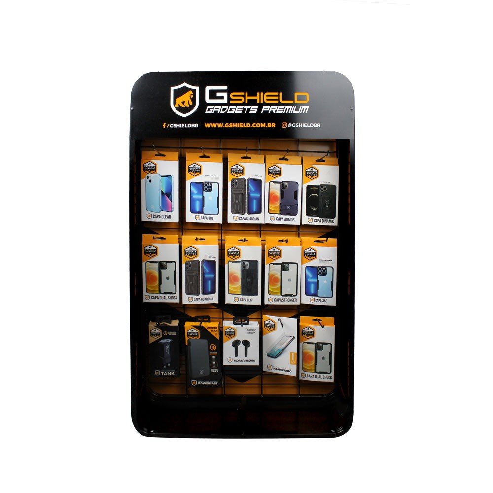 Display De Parede Com 15 Posições