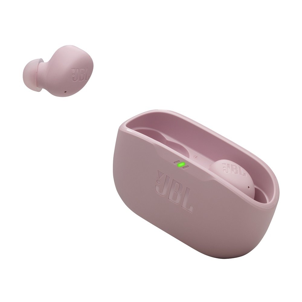Fone de Ouvido Sem Fio Intra Auricular JBL Wave Buds 2, Bluetooth, Cancelamebto Ativo de ruido, IP54, Rosa - JBLWBUDS2PIK.