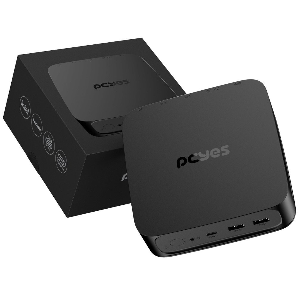Mini Pc Pcyes B300, Core I3-1215u, Memoria 8gb Ddr4, Ssd 256gb Nvme, Wifi, Bluetooth, Linux