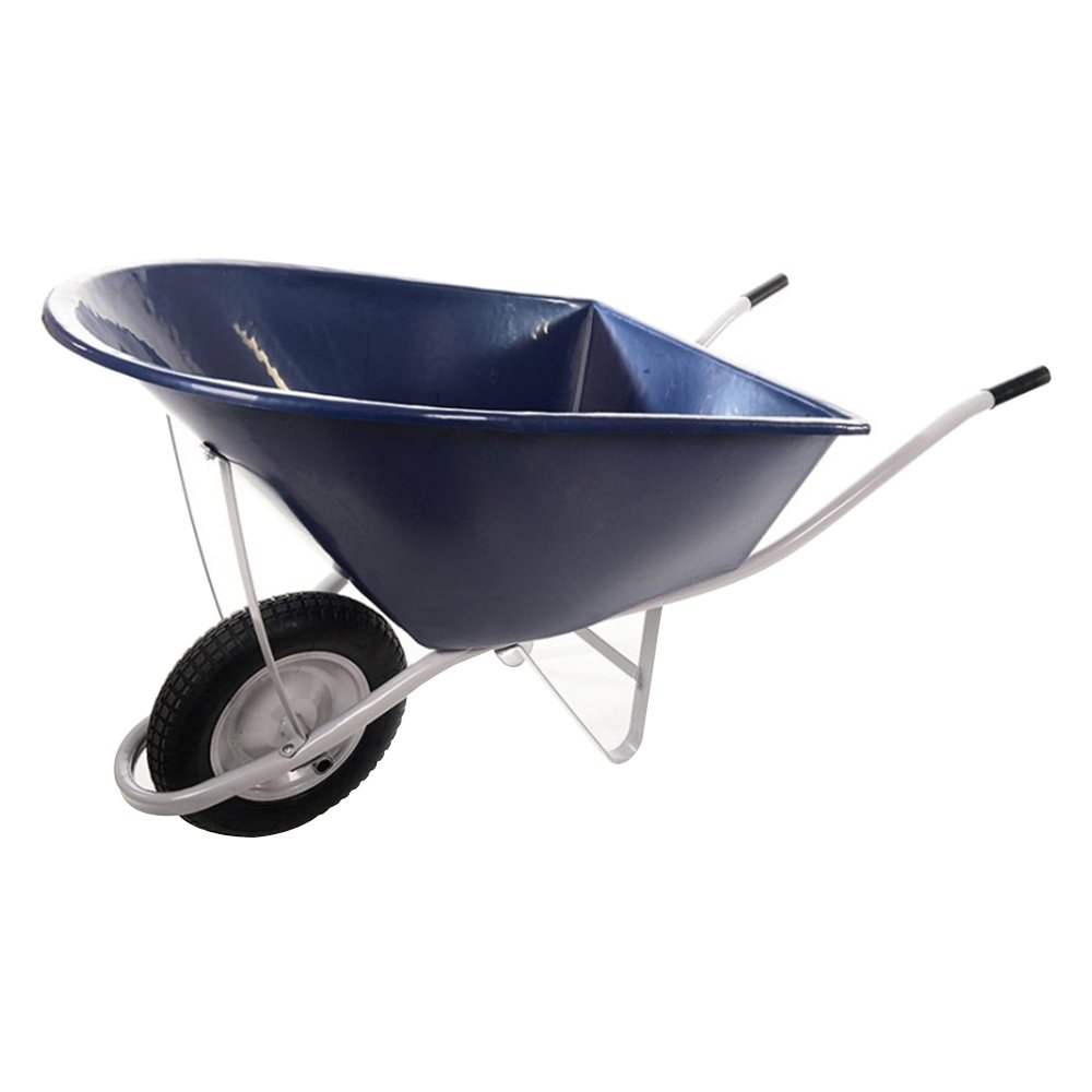 Carrinho de Mão Campestre Esfera 90L - Pneu com Câmara 3,25x8 e Caçamba Plástica