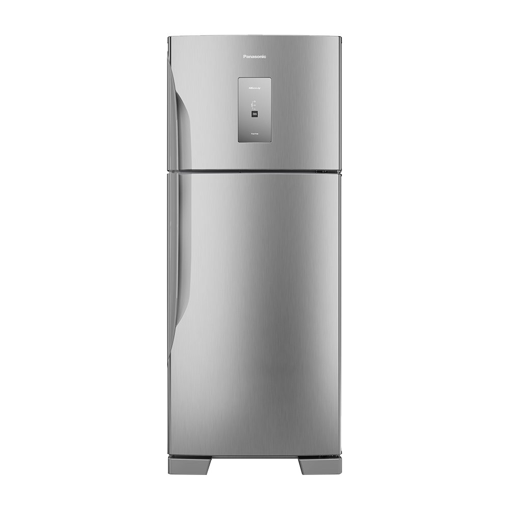 Geladeira/Refrigerador Panasonic 435 Litros NR-BT56PD4X - 2 Portas, A+++, Frost Free, Aço Escovado, 110V