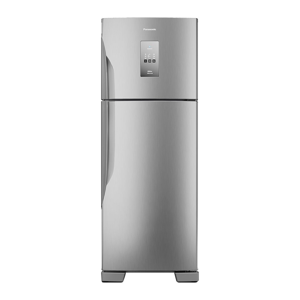 Geladeira/Refrigerador Panasonic 483 Litros NR-BT71PV4X - Frost Free, Inverter, A+++, Aço Escovado, 110V