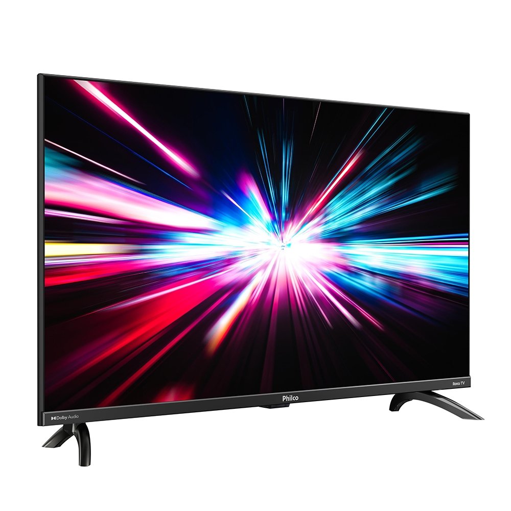 Smart TV Led 32" Philco PTV32G7PR2CGB Roku - HD, Dolby Audio, Com Wi-Fi, Com 2 HDMI e 1 USB