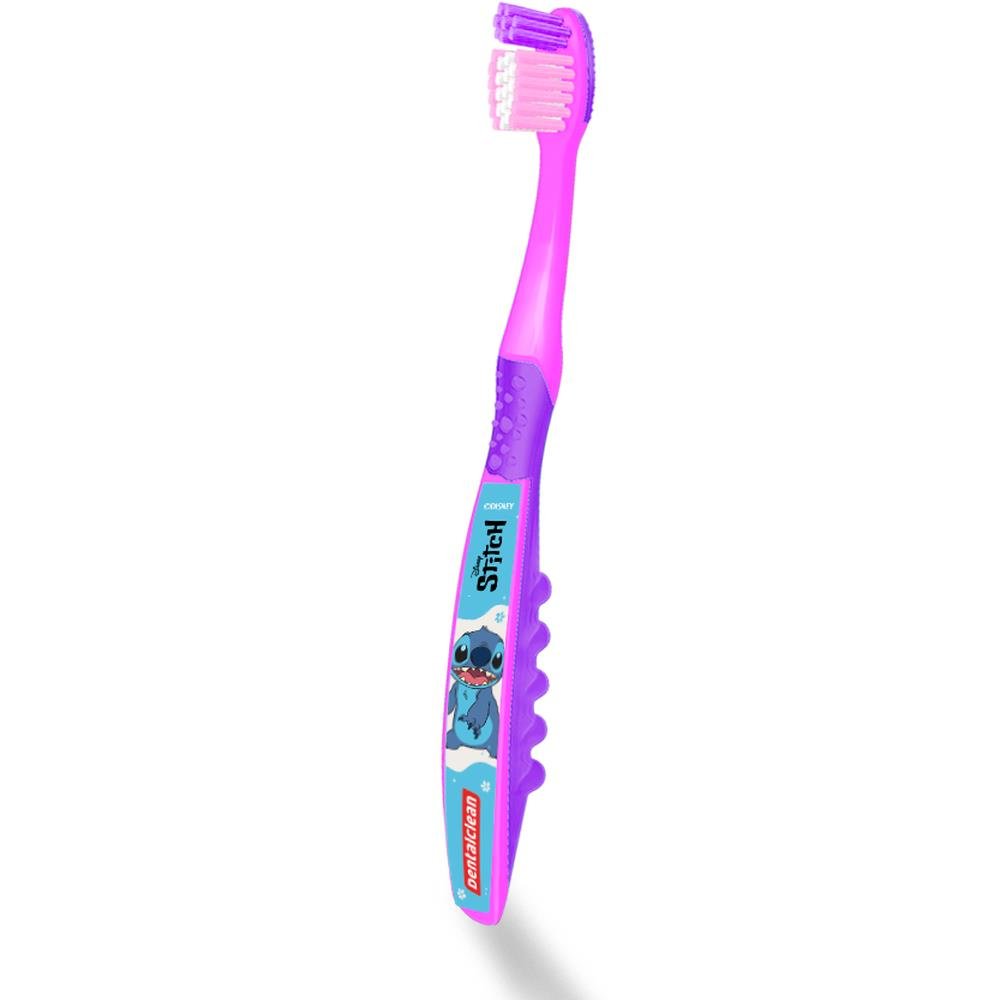 Kit Dentalclean Stitch Escova + Fio 20m + Gel Infantil com Flúor Morango 50g