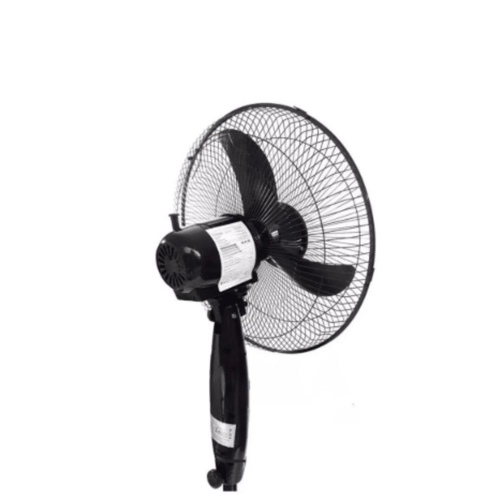Ventilador Pedestal 3 Helices Em Casa Tem Preto Coluna 1.22M Ref 17020