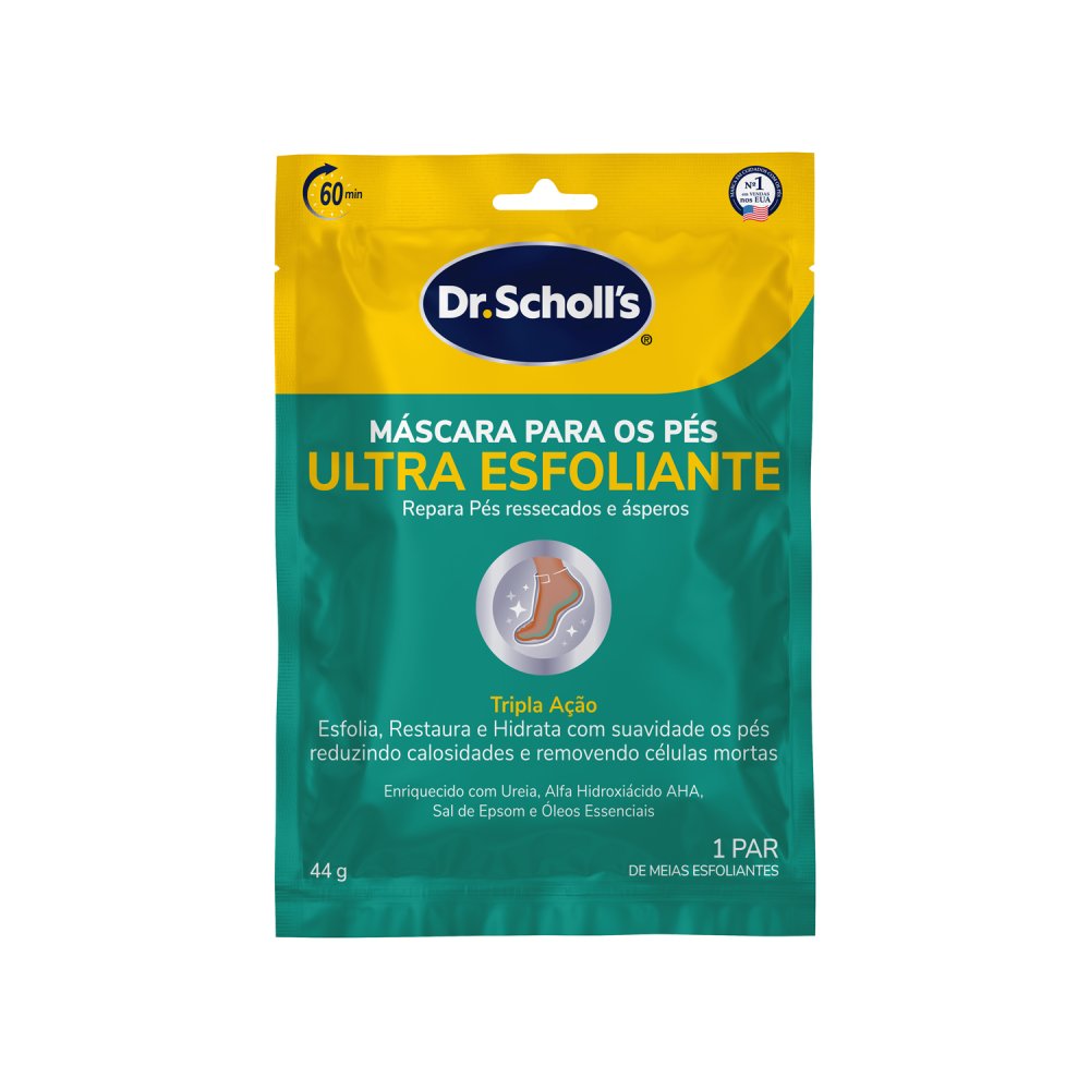 Máscara Para Os Pés Dr Scholls Ultra Esfoliante