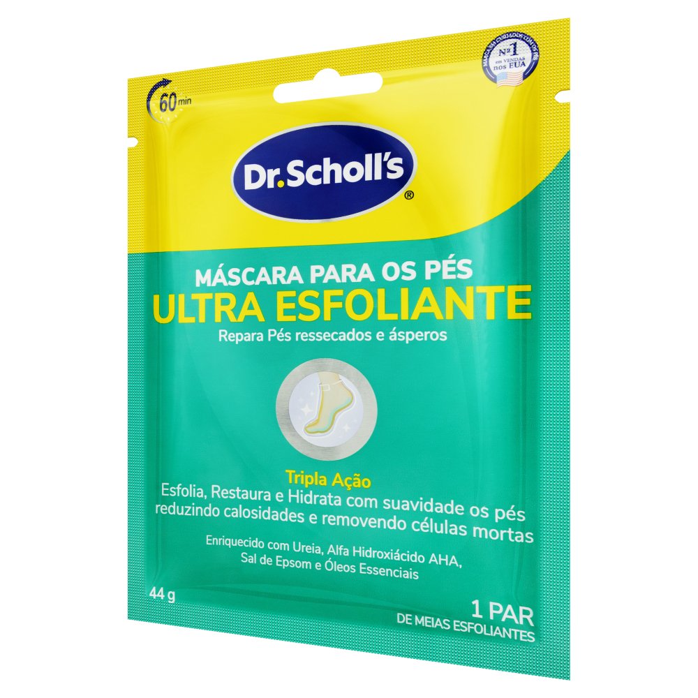 Máscara Para Os Pés Dr Scholls Ultra Esfoliante
